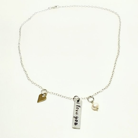 Never Forget How Much I Love You Necklace #1285 - Picture 1 of 7